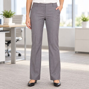 Land N Sea Women 6 Gray Morgan Fit Stretch Dress Pants NWT Career Quiet Elegance